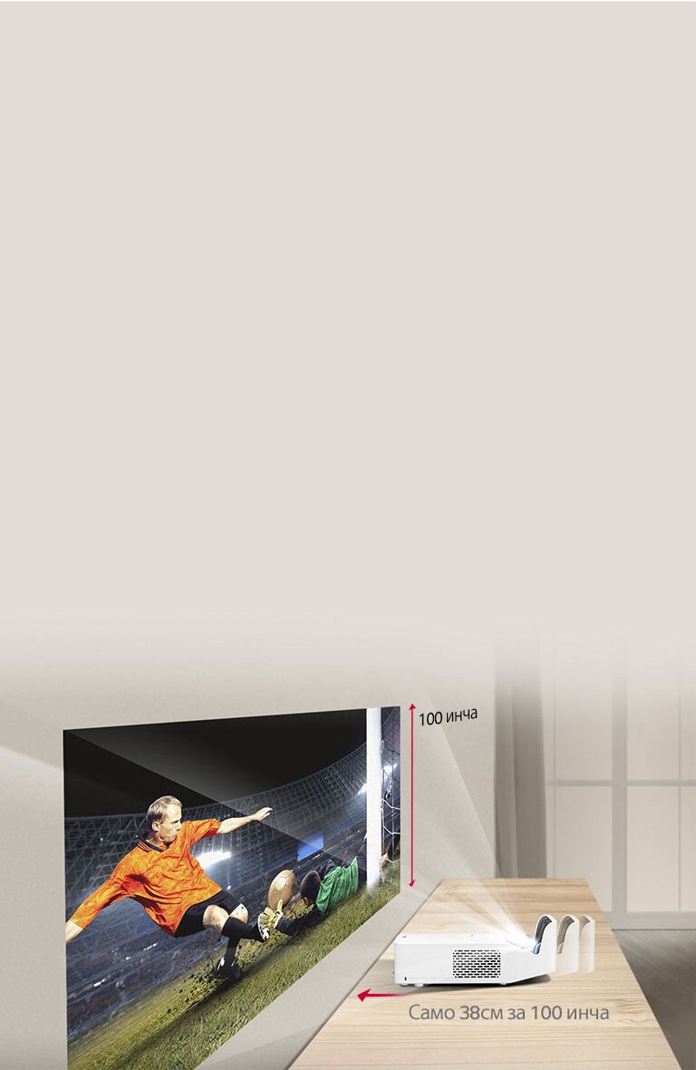 Само 38 см, за голяма картина от 100 инча2