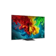LG 85-инчов LG QNED AI QNED83 Mini LED 4K Smart TV 2026, LG QNED AI QNED83 Mini LED, показан отпред и отстрани, се отличава с 85-инчов дисплей с ширина 1890 mm, височина 1088 mm, височина 1148 mm със стойка, дълбочина на профила 72,4 mm и площ на стойката 1, 85QNED83B3A, thumbnail 2