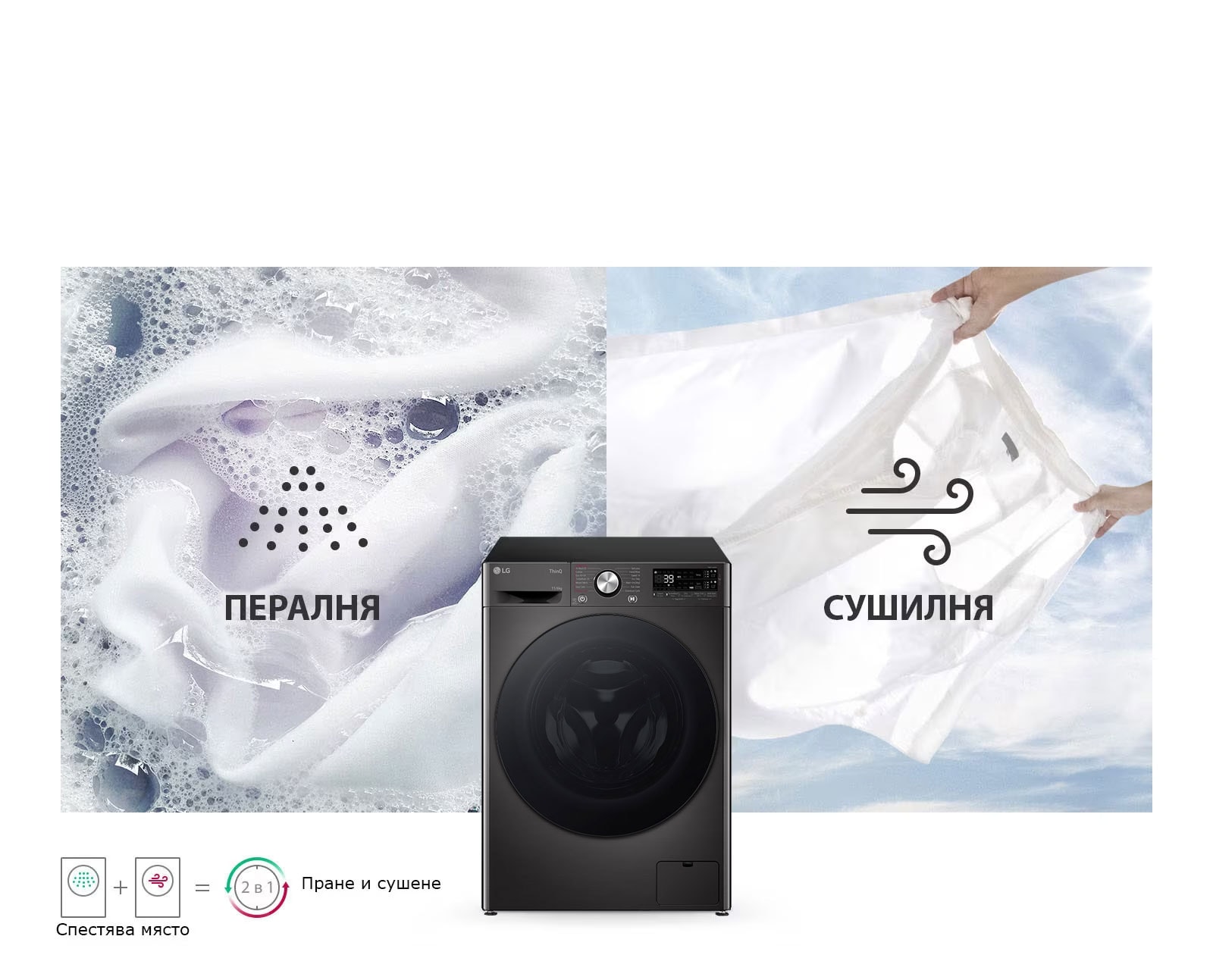 Пералня и сушилня в едно