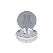 LG TONE Free FN6, Изглед под ъгъл 45 градуса на отворена кутийка с две слушалки вътре, HBS-FN6, thumbnail 6