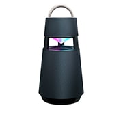 LG XBOOM360 RP4G, Преден ъгъл с включено осветление с пурпурен градиент, RP4G, thumbnail 12