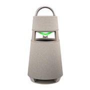 LG XBOOM360 RP4BE, Преден ъгъл с включено зелено осветление, RP4BE, thumbnail 10