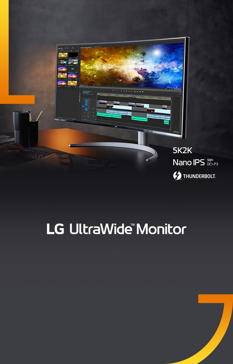 Увеличете производителността и подобрете работния процес с монитор LG UltraWide™.