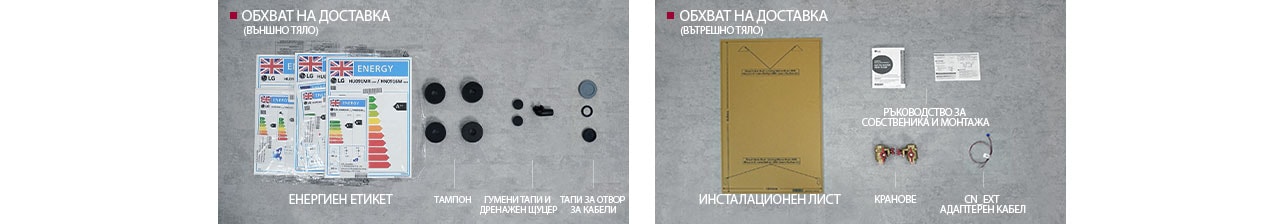 Неща в пакета Термопомпа