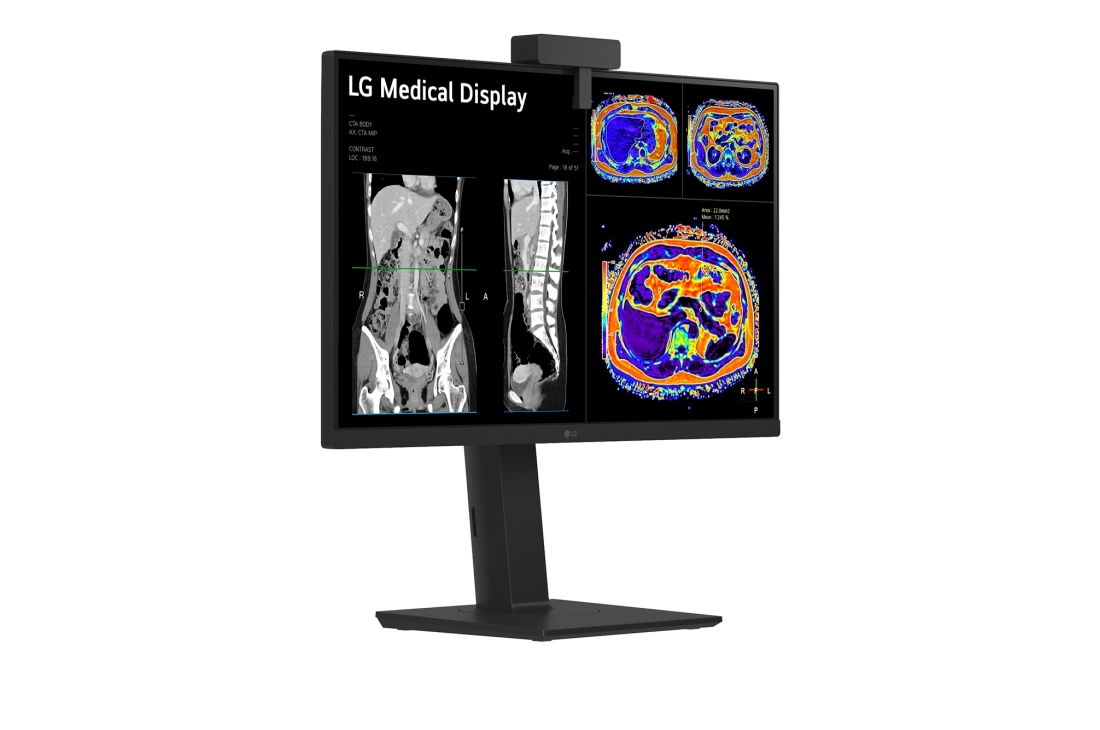 LG 27” 16:9 съотношение на страните 8MP IPS медицински монитор, изглед отзад в обратна перспектива със сензор за калибриране, 27HS713C-B, thumbnail 11
