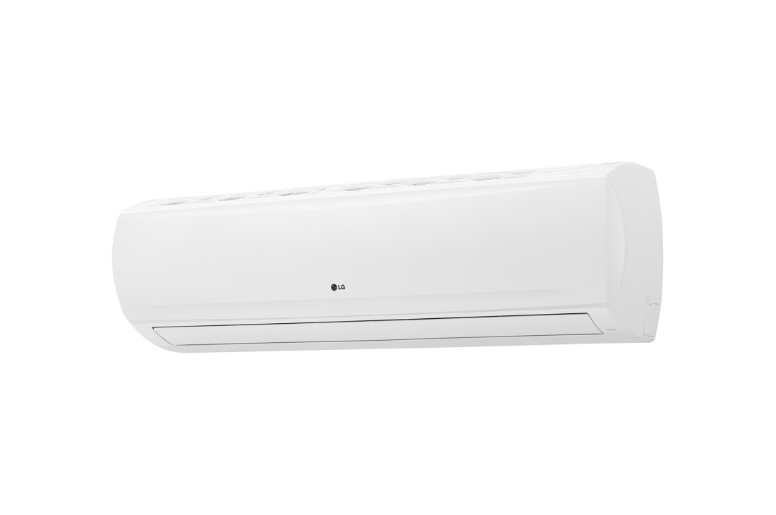 LG Стенен монтаж, стандартнo тяло, 30kBTU, изглед отстрани под ъгъл 45 градуса, ARNU30GSVA4