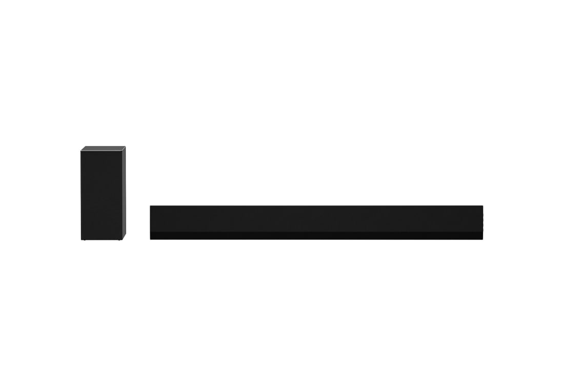 LG GX 3.1 ch SoundBar with Dolby Atmos® and  MERIDIAN Technology, Изглед на насочен напред субуфер., GX