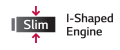 Тънък I-образен мотор