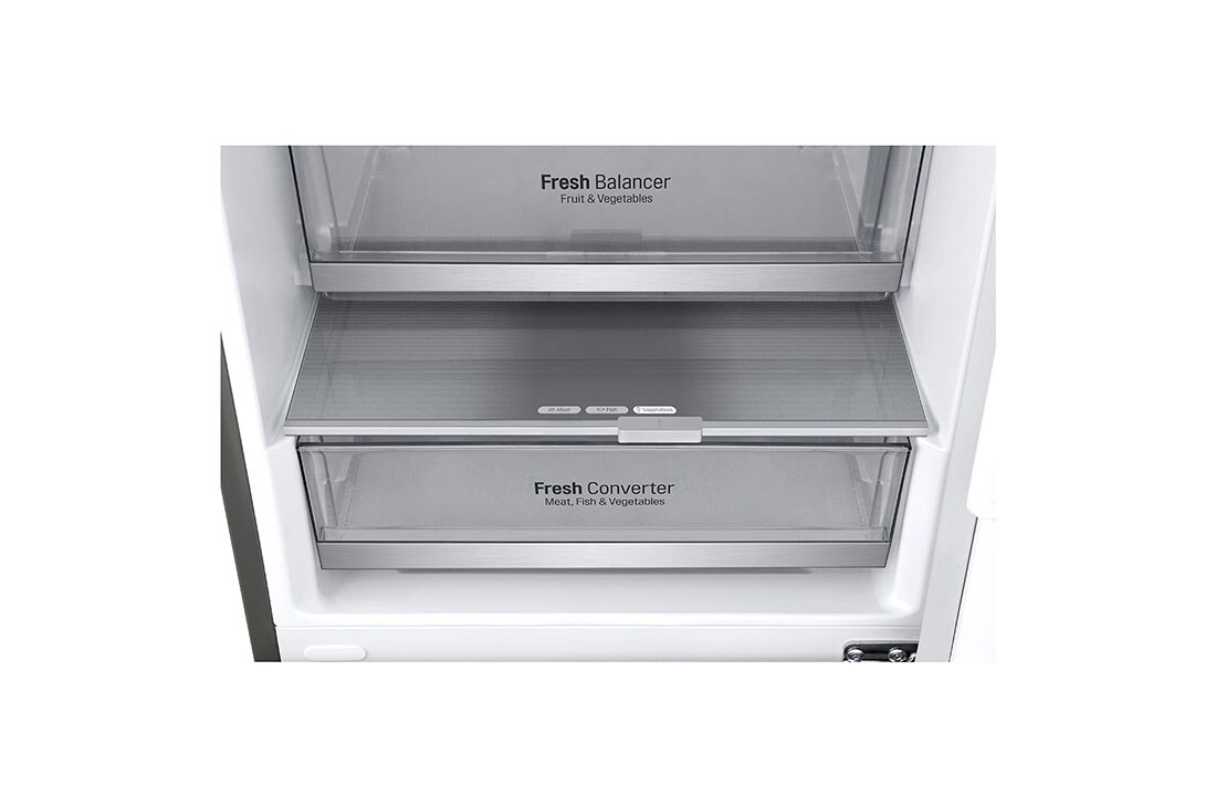 LG Хладилник c долна камера, DoorCooling⁺™ и ThinQ™ технология, 341L капацитет, GBB71PZDFN, thumbnail 8