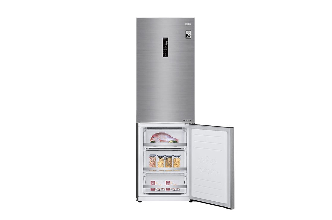 LG Хладилник c долна камера, DoorCooling⁺™ и ThinQ™ технология, 341L капацитет, GBB71PZDFN, thumbnail 13