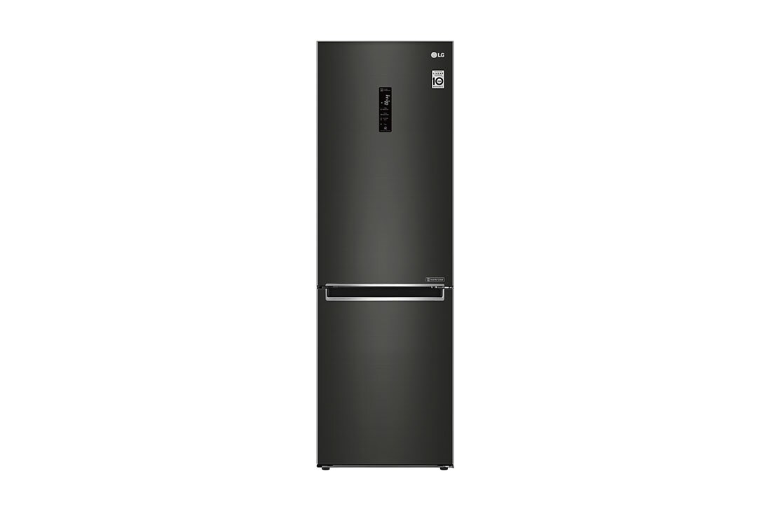 LG Хладилници c долна камера с DoorCooling+™ технология, 341 L Капацитет, GBB61BLHZN