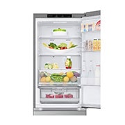 LG Хладилник c долна камера, DoorCooling+™ технология, 344L капацитет, Изглед от дясната страна, GBV3100DPY, thumbnail 4