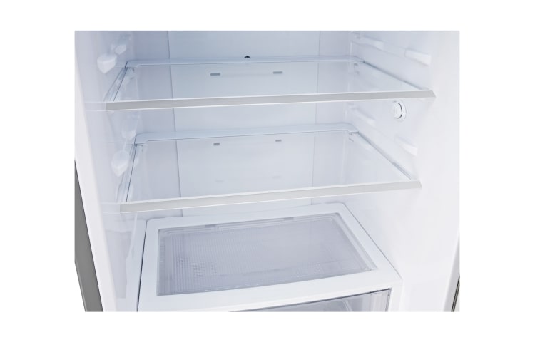 LG 70 cm широк хладилник, фризер отдолу, линеен компресор и 10 години гаранция, GBB548PZQZB, thumbnail 3