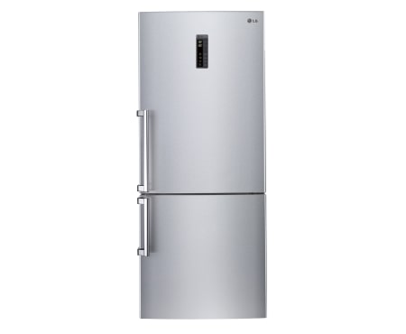 LG 70 cm широк хладилник, фризер отдолу, линеен компресор и 10 години гаранция, GBB548PZQZB