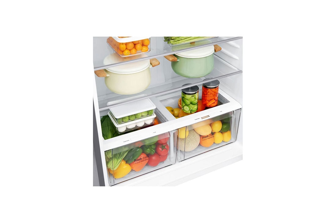 LG 86см широк хладилник, горен фризер, TOTAL NO FROST, линеен компресор с 10 години гаранция, GTF916PZPZD, GTF916PZPZD, thumbnail 5