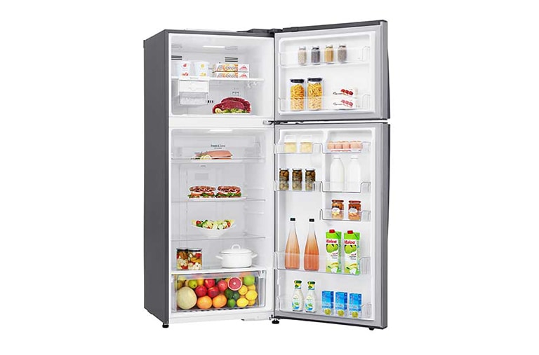 LG Хладилник c горна камера, DoorCooling⁺™ и ThinQ™ технология, 438L капацитет, GTB574PZHZD, thumbnail 12