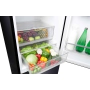 LG Хладилник с долен фризер, Wi-Fi, TOTAL NO FROST, линеен компресор с 10 години гаранция, черен мат, GBB60MCFFS, thumbnail 10