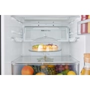 LG Хладилник с долен фризер, Wi-Fi, TOTAL NO FROST, линеен компресор с 10 години гаранция, черен мат, GBB60MCFFS, thumbnail 13