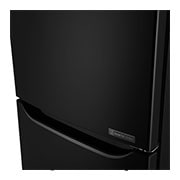 LG Хладилник с  долен фризер, TOTAL NO FROST, линеен компресор с 10 години гаранция, черен, GBB59WBJZS, thumbnail 9
