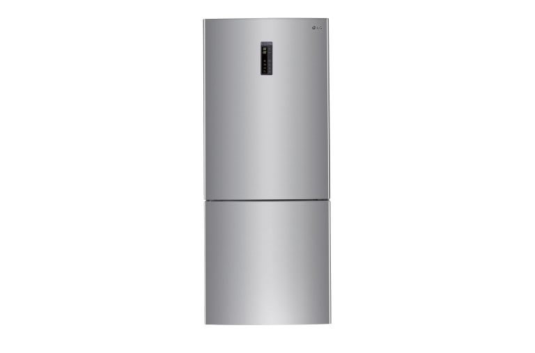 LG 70см широк хладилник с долен фризер, TOTAL NO FROST, линеен компресор с 10 години гаранция, GBB548PZCZH, thumbnail 1
