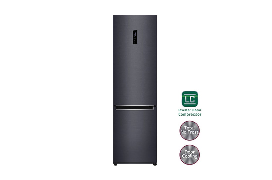 LG Хладилник c долна камера, DoorCooling⁺™ и ThinQ™ технология, 384L капацитет, GBB72MCDFN