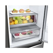 LG Хладилник c долна камера, DoorCooling⁺™ и ThinQ™ технология, 384L капацитет, GBB72SADFN, thumbnail 9