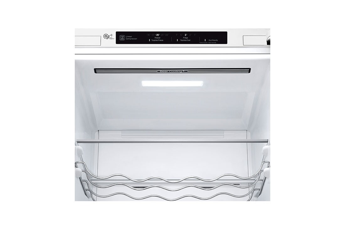 LG Хладилник c долна камера, DoorCooling⁺™ технология, 384L капацитет, GBB72SWEFN-wine rack detail, GBB72SWEFN, thumbnail 7