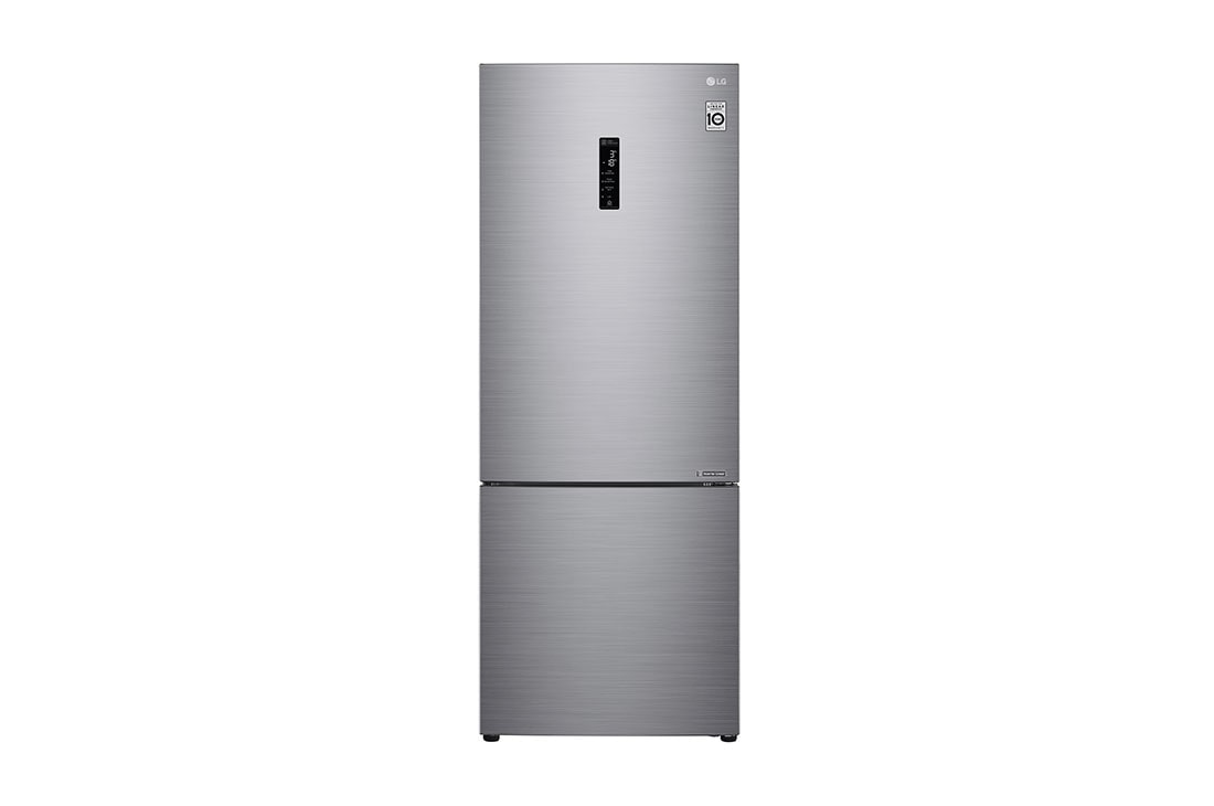 LG 462-литров хладилник с разположен отдолу фризер и DoorCooling+™, GBB566PZHZN