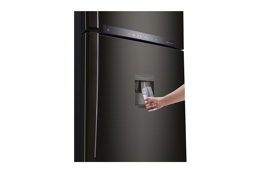 LG Хладилник c горна камера, DoorCooling⁺™ и ThinQ™ технология, 509L капацитет, GTF744BLPZD, thumbnail 5