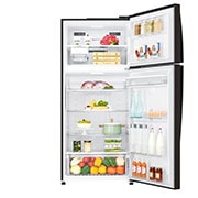 LG Хладилник c горна камера, DoorCooling⁺™ и ThinQ™ технология, 509L капацитет, GTF744BLPZD, thumbnail 2