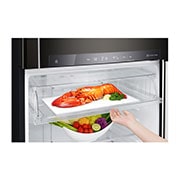 LG Хладилник c горна камера, DoorCooling⁺™ и ThinQ™ технология, 509L капацитет, GTF744BLPZD, thumbnail 6