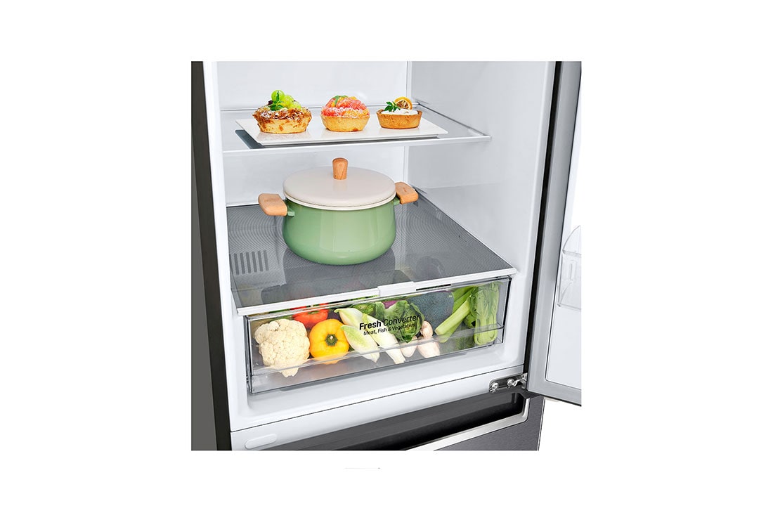 LG Хладилник c долна камера, DoorCooling⁺™ технология, 341L капацитет, GBP61DSPFN, thumbnail 3