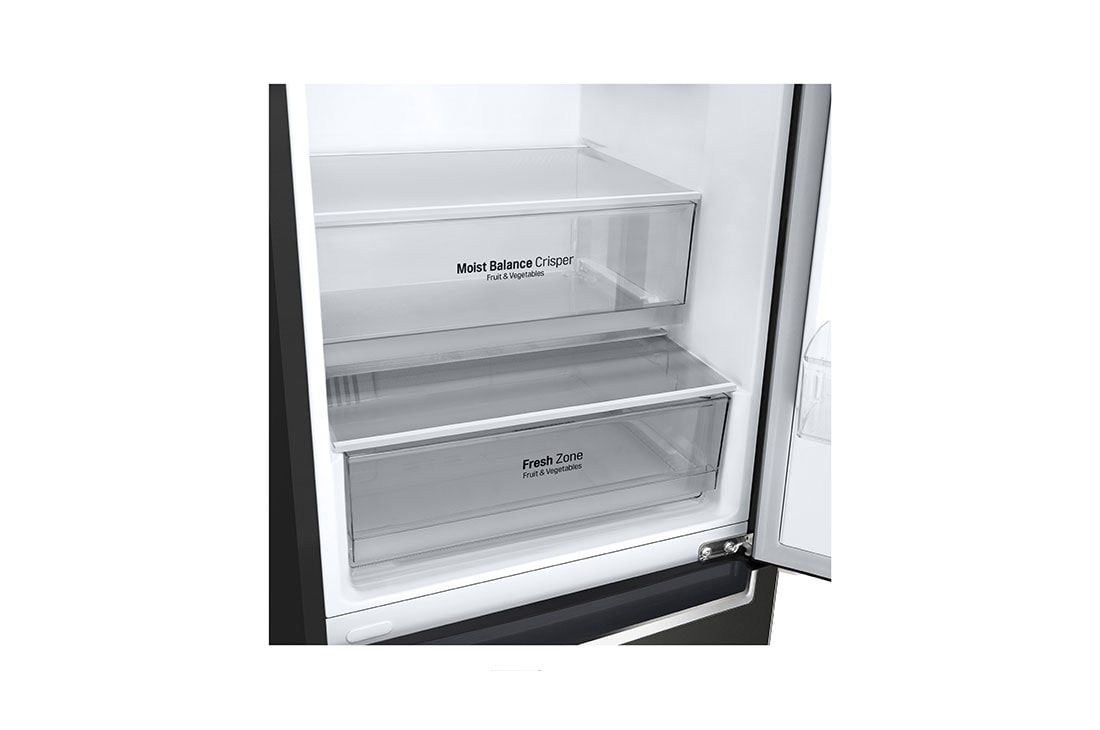 LG Хладилник c долна камера, DoorCooling⁺™ и ThinQ™ технология, 341L капацитет, GBB61BLHMN, GBB61BLHMN, thumbnail 6