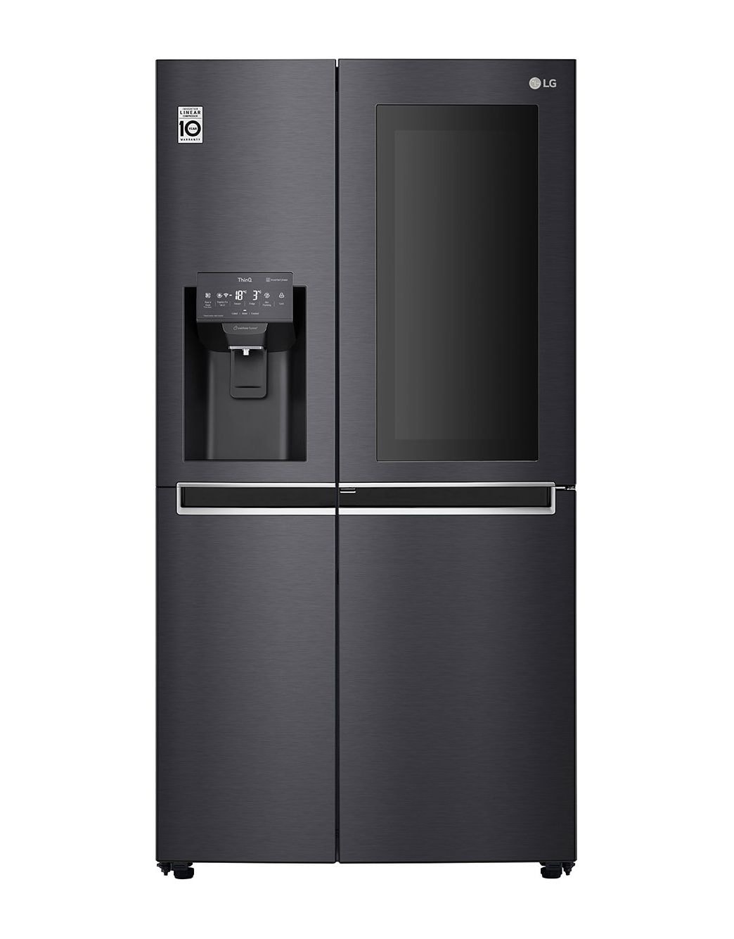 LG InstaView DoorinDoor™ SidebySide хладилник, DoorCooling⁺™ и ThinQ™ технология, 625L