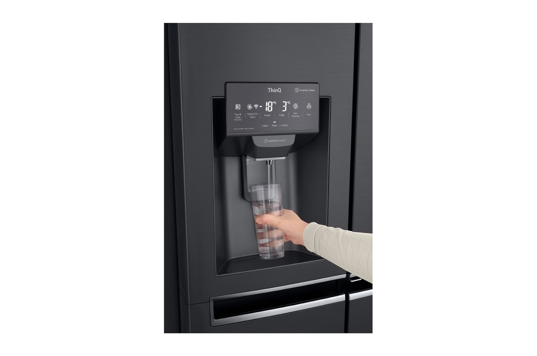 LG InstaView Door-in-Door™ Side-by-Side хладилник, DoorCooling⁺™ и ThinQ™ технология, 625L капацитет, GSX961MCCZ, GSX961MCCZ, thumbnail 11