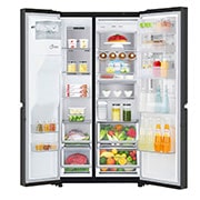 LG InstaView Door-in-Door™ Side-by-Side хладилник, DoorCooling⁺™ и ThinQ™ технология, 625L капацитет, GSX961MCCZ, GSX961MCCZ, thumbnail 4