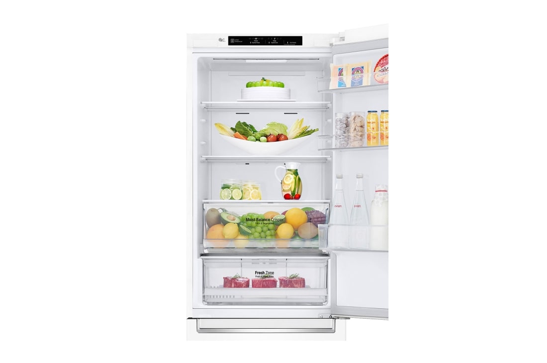 LG Хладилник c долна камера с DoorCooling<sup>+</sup>™ технология, 341 L капацитет, GBB61SWGFN, GBB61SWGFN, thumbnail 4