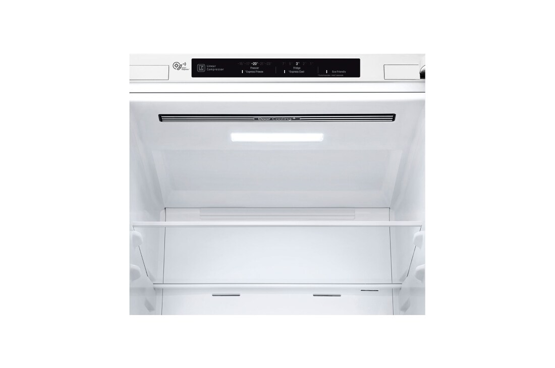 LG Хладилник c долна камера с DoorCooling<sup>+</sup>™ технология, 341 L капацитет, GBB61SWGFN, GBB61SWGFN, thumbnail 7