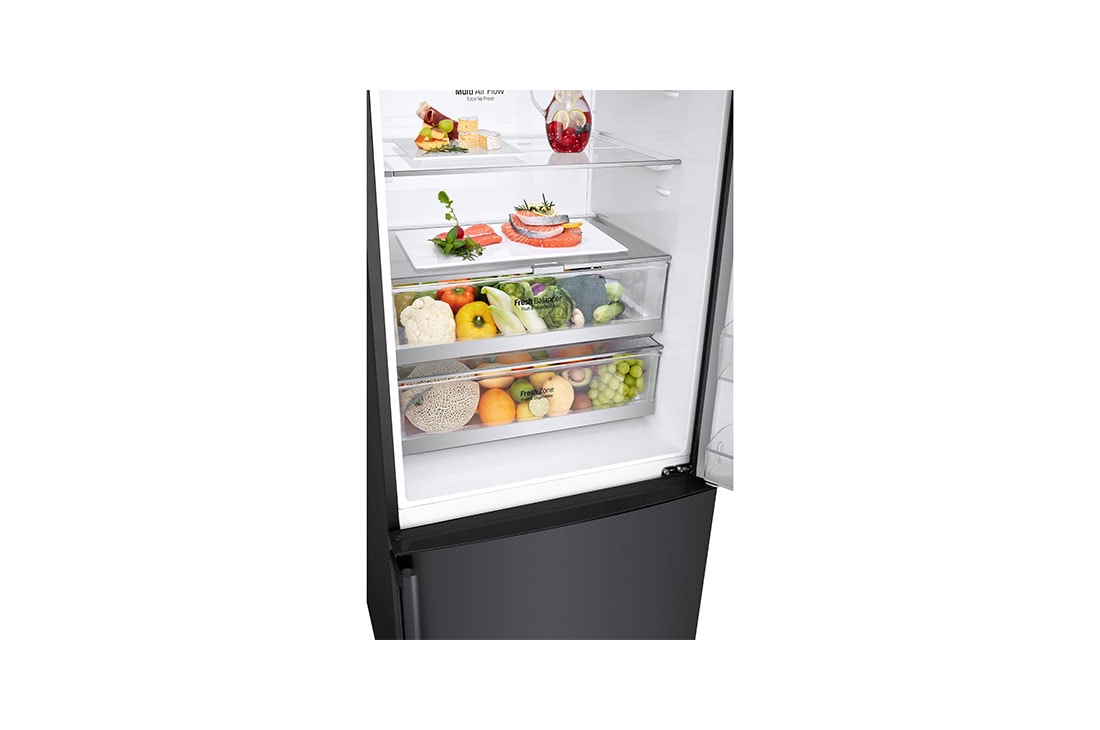 LG Хладилници c долна камера с DoorCooling⁺™ технология, 462 L капацитет, GBB569MCAMB, GBB569MCAMB, thumbnail 3