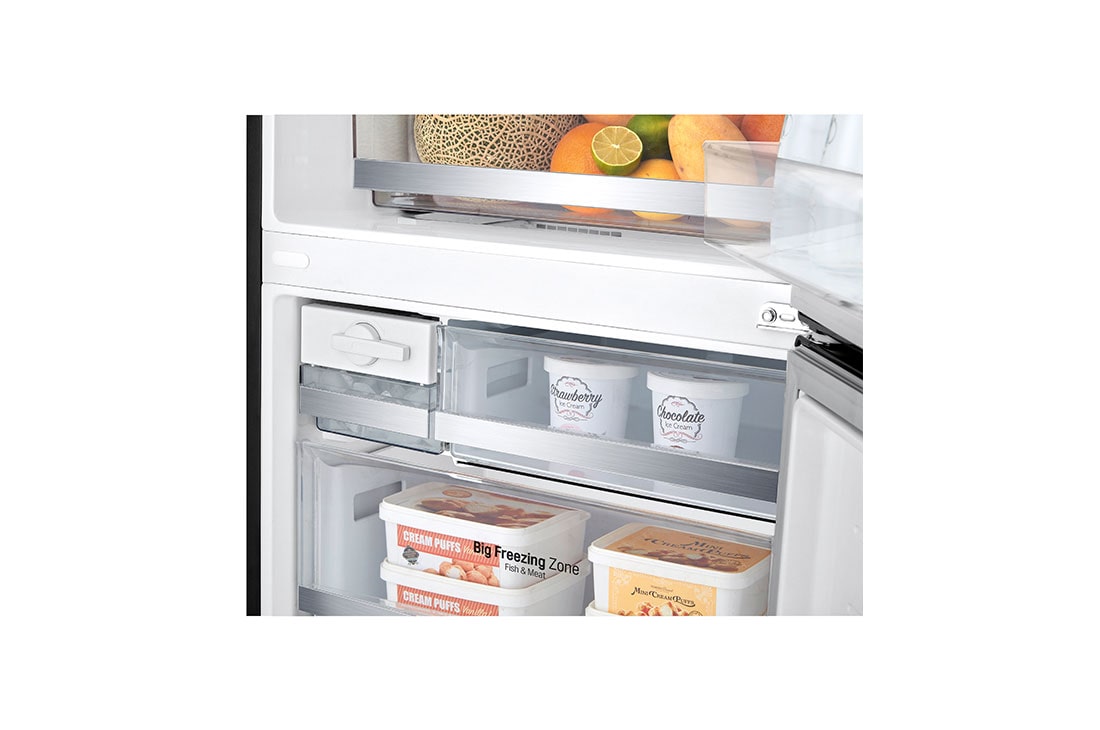 LG Хладилници c долна камера с DoorCooling⁺™ технология, 462 L капацитет, GBB569MCAMB, GBB569MCAMB, thumbnail 6
