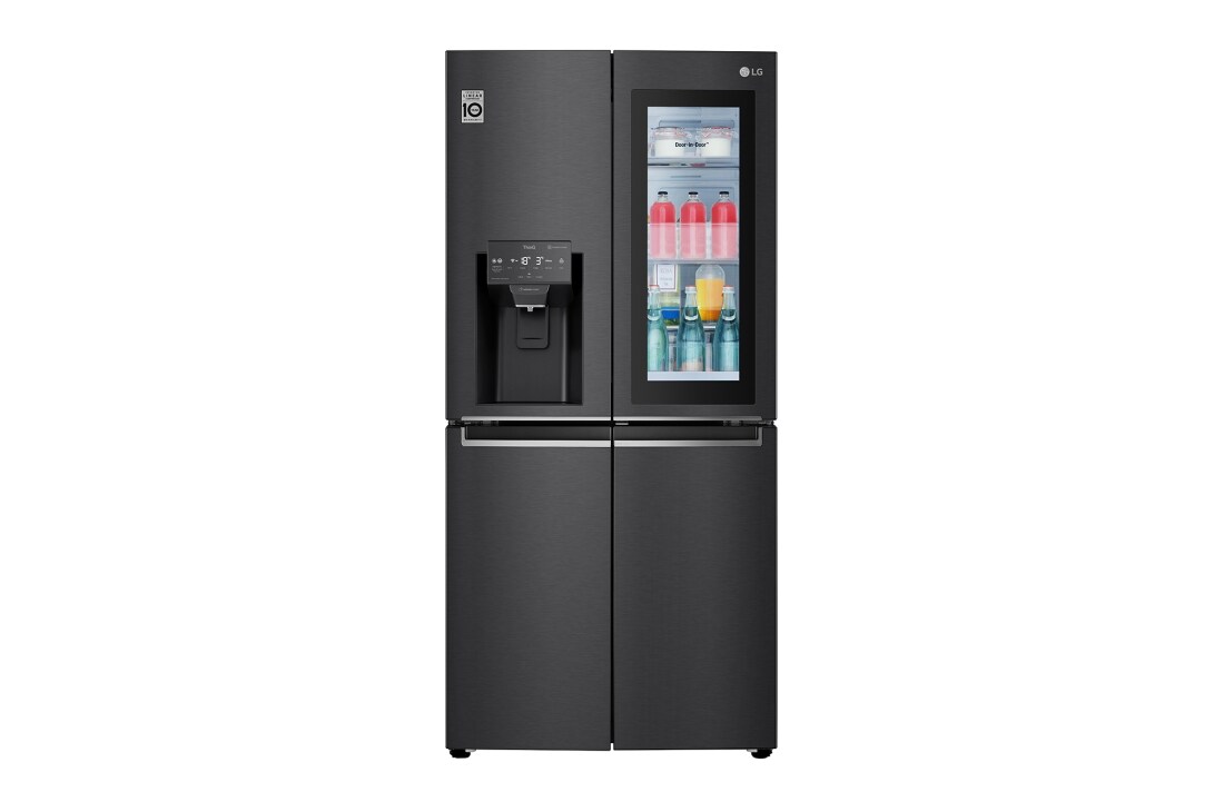 LG InstaView Door-in-Door™ Slim Multi-Door хладилник, DoorCooling⁺™ и ThinQ™ технология, 508L капацитет, GMX844MC6F, GMX844MC6F