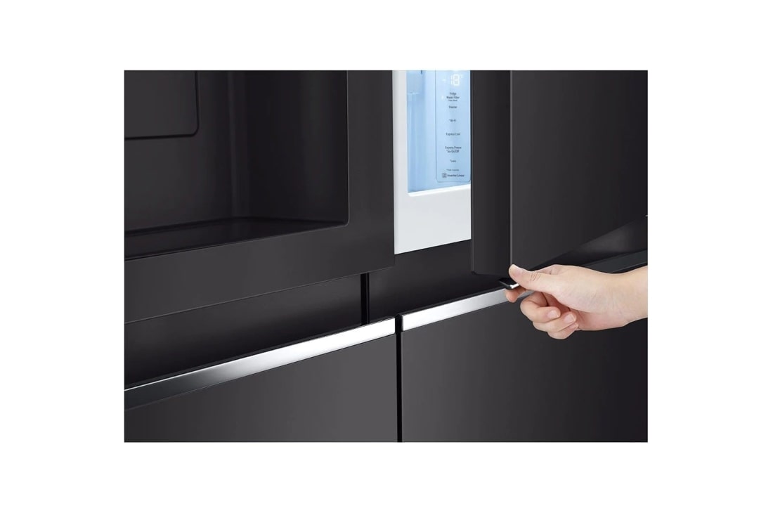 LG Door-in-Door™ Side-by-Side хладилник, DoorCooling+™ и ThinQ™ технология, 635 L капацитет, GSJV70WBTF, GSJV70WBTF, thumbnail 4