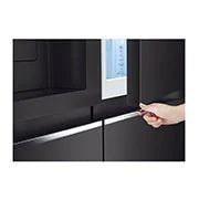 LG Door-in-Door™ Side-by-Side хладилник, DoorCooling+™ и ThinQ™ технология, 635 L капацитет, GSJV70WBTF, GSJV70WBTF, thumbnail 4