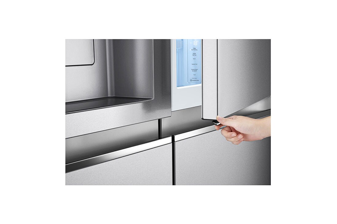 LG Door-in-Door™ Side-by-Side хладилник, DoorCooling+™ и ThinQ™ технология, 635 L капацитет, GSJV91BSAE, GSJV91BSAE, thumbnail 9