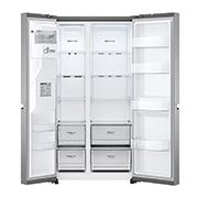 LG Side-by-Side хладилник, DoorCooling<sup>+</sup>™ и ThinQ™ технология, 635L капацитет, GSLV70PZTM, GSLV70PZTM, thumbnail 2