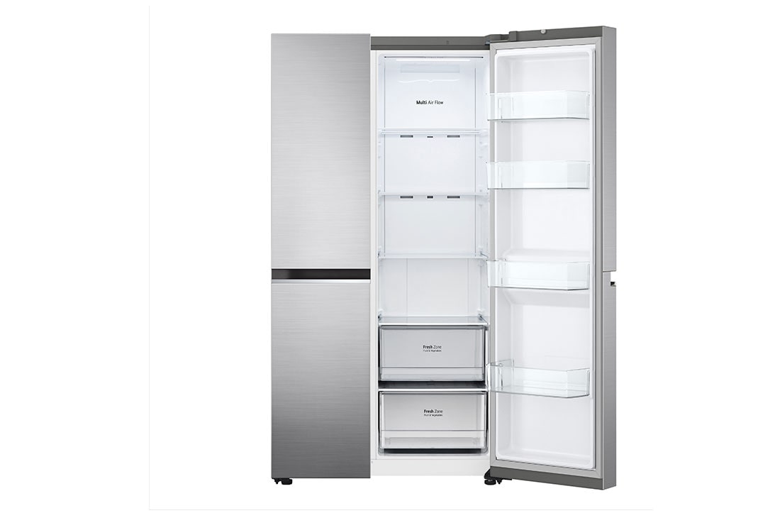 LG Side-by-Side хладилник, DoorCooling<sup>+</sup>™ технология, 655L капацитет, GSBV70PZTM, GSBV70PZTM, thumbnail 8