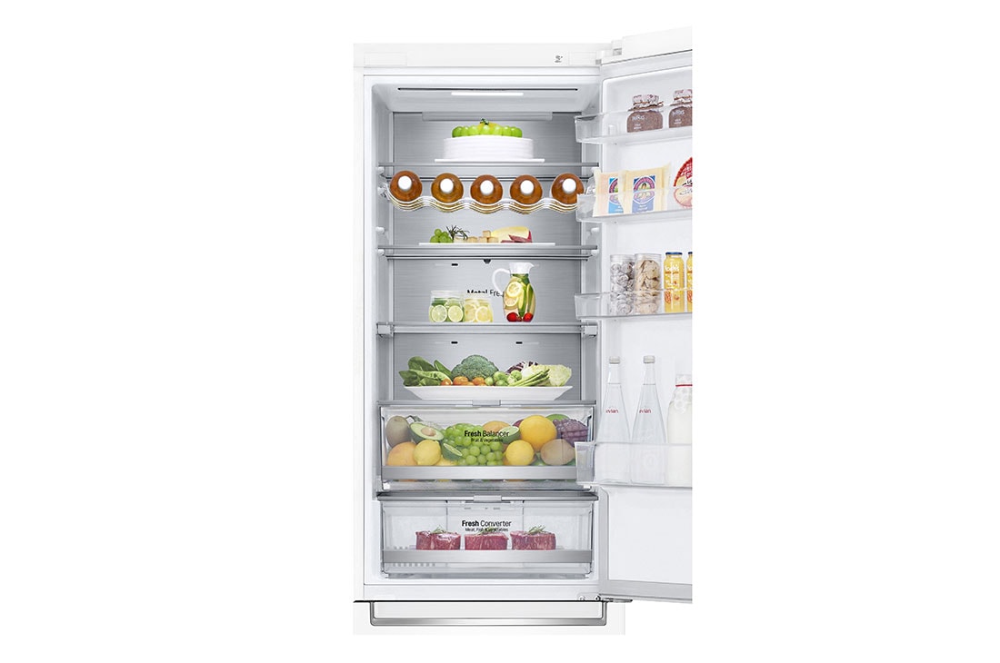 LG Хладилник c долна камера, DoorCooling<sup>+</sup>™ и ThinQ™ технология, 384L капацитет, GBB72SWUCN1, GBB72SWUCN1, thumbnail 10