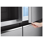 LG Door-in-Door™ Side-by-Side хладилник, DoorCooling<sup>+</sup>™ и ThinQ™ технология, 635L капацитет, GSJV71PZTE, GSJV71PZTE, thumbnail 4