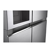 LG Side-by-Side хладилник, DoorCooling<sup>+</sup>™ и ThinQ™ технология, 635L капацитет, GSLV71PZLE, GSLV71PZLE, thumbnail 9