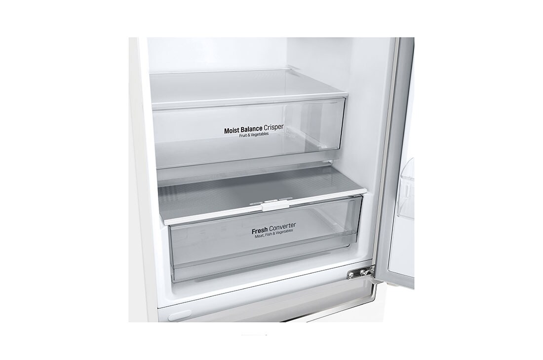 LG Хладилник c долна камера, DoorCooling<sup>+</sup>™ технология, 341L капацитет, GBB61SWGGN, GBB61SWGGN, thumbnail 4